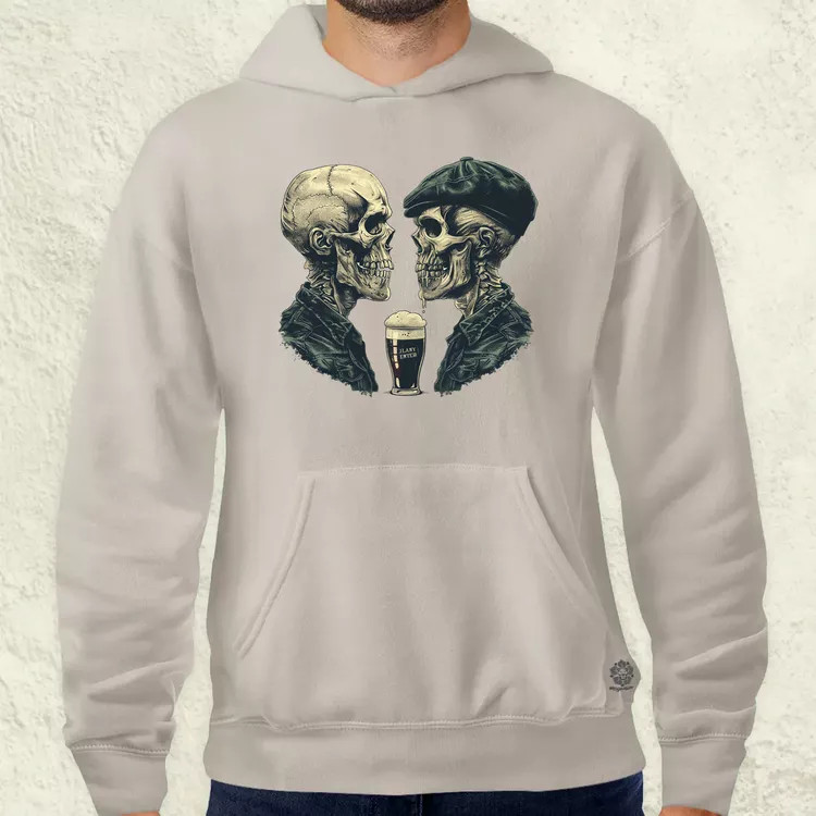 Punk koponyák v3 férfi pulóver