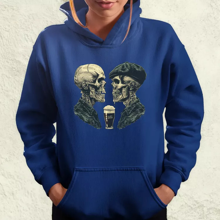 Punk koponyák v3 női pulóver