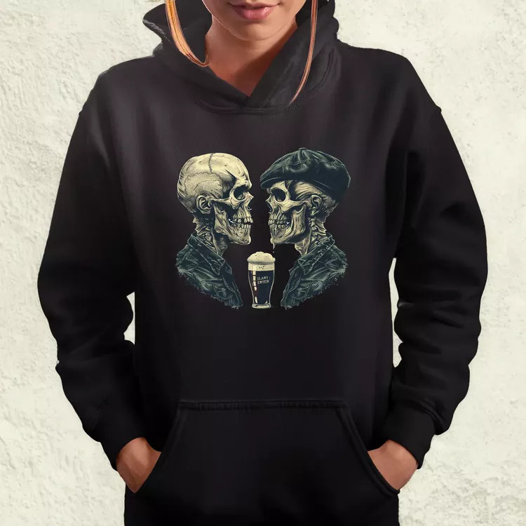 Punk koponyák v3 női pulóver