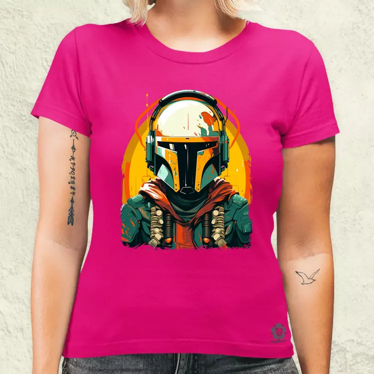 Anime Boba Fett fanart v3 női póló