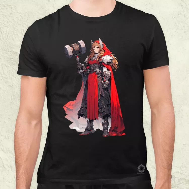 Anime Thor fantázia v1 férfi póló