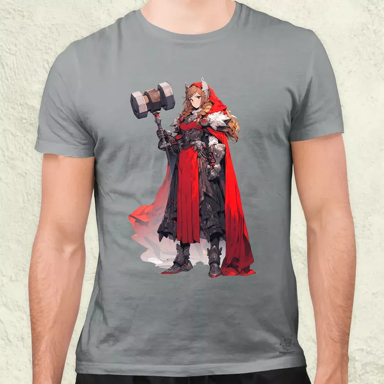 Anime Thor fantázia v1 férfi póló