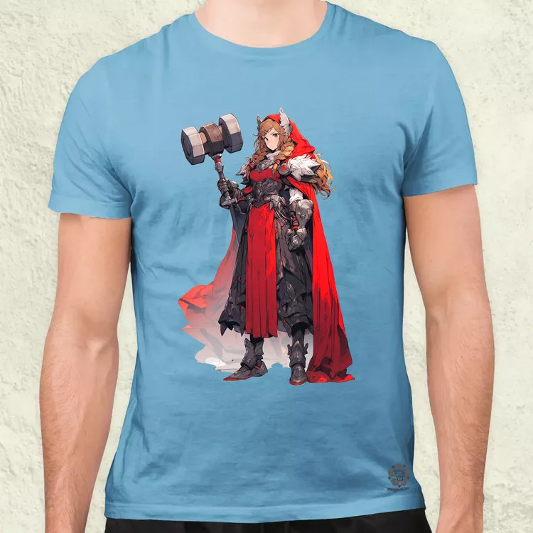 Anime Thor fantázia v1 férfi póló