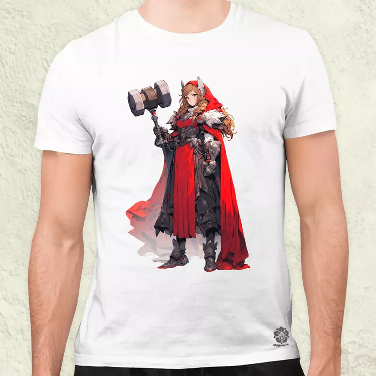 Anime Thor fantázia v1 férfi póló