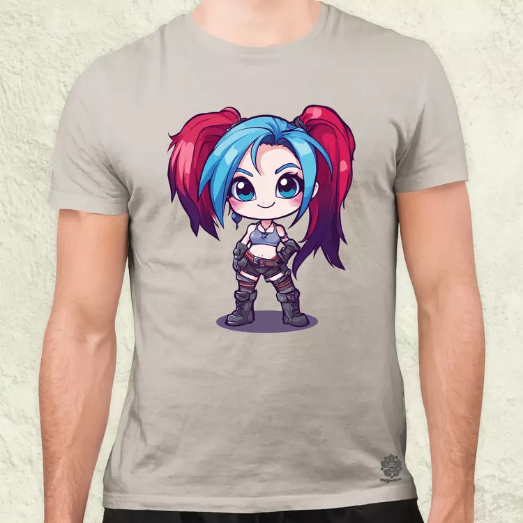 Chibi Jinx v1 férfi póló