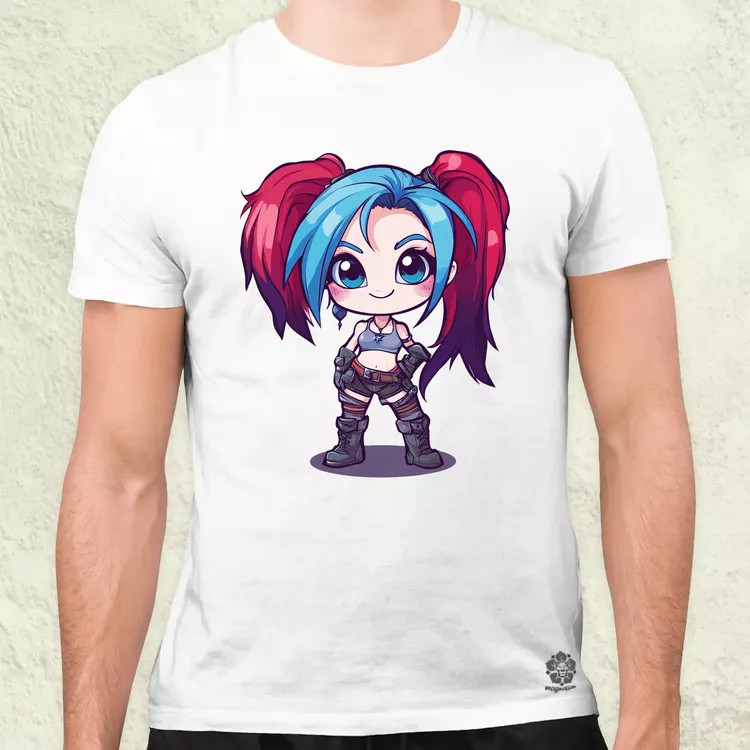 Chibi Jinx v1 férfi póló