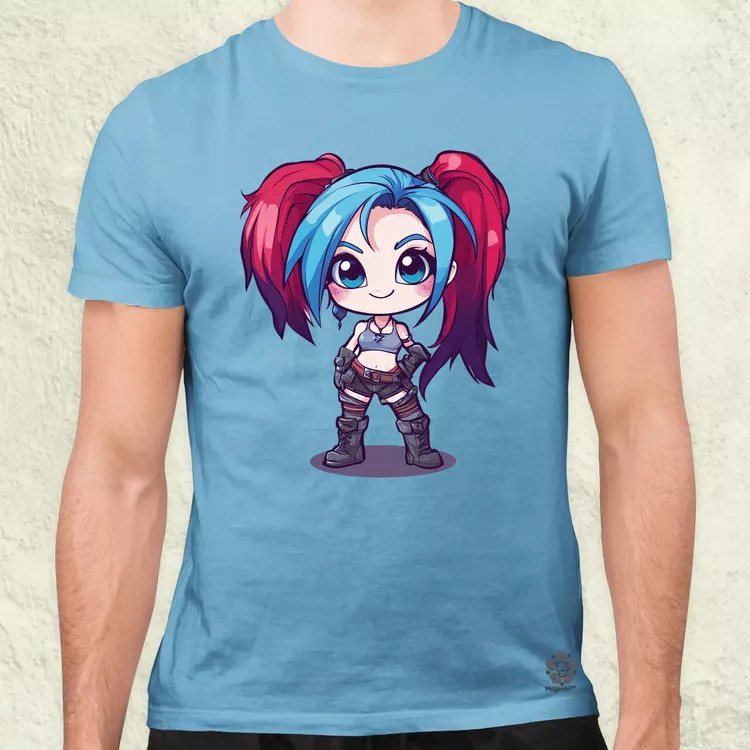 Chibi Jinx v1 férfi póló