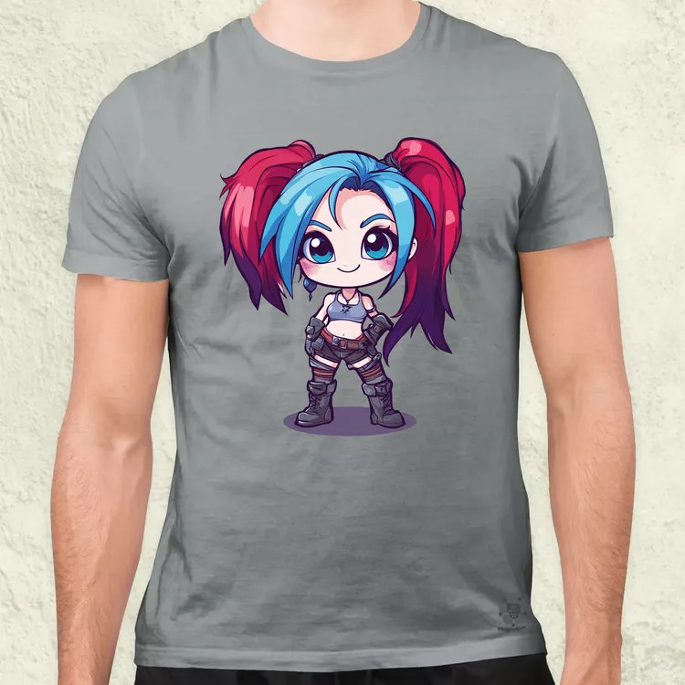 Chibi Jinx v1 férfi póló