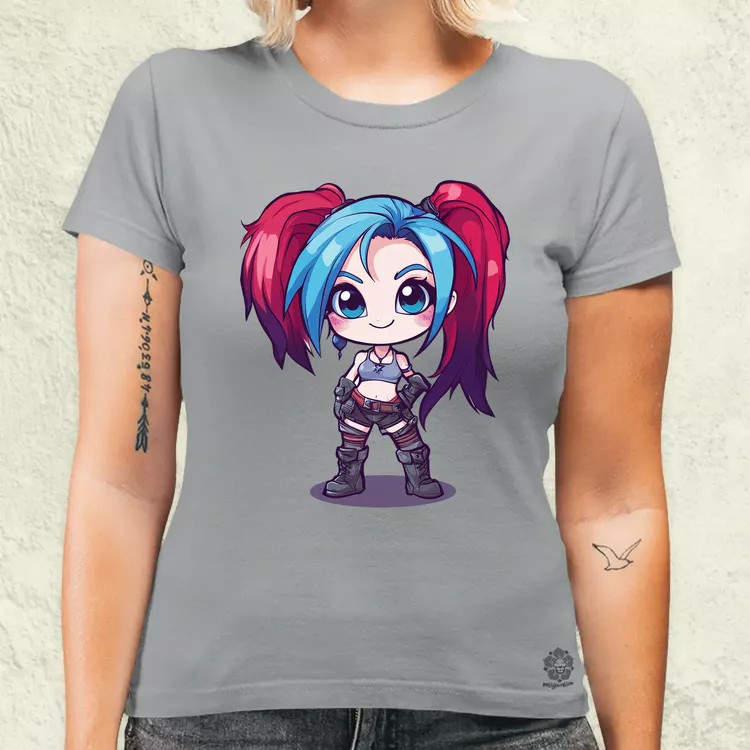 Chibi Jinx v1 női póló