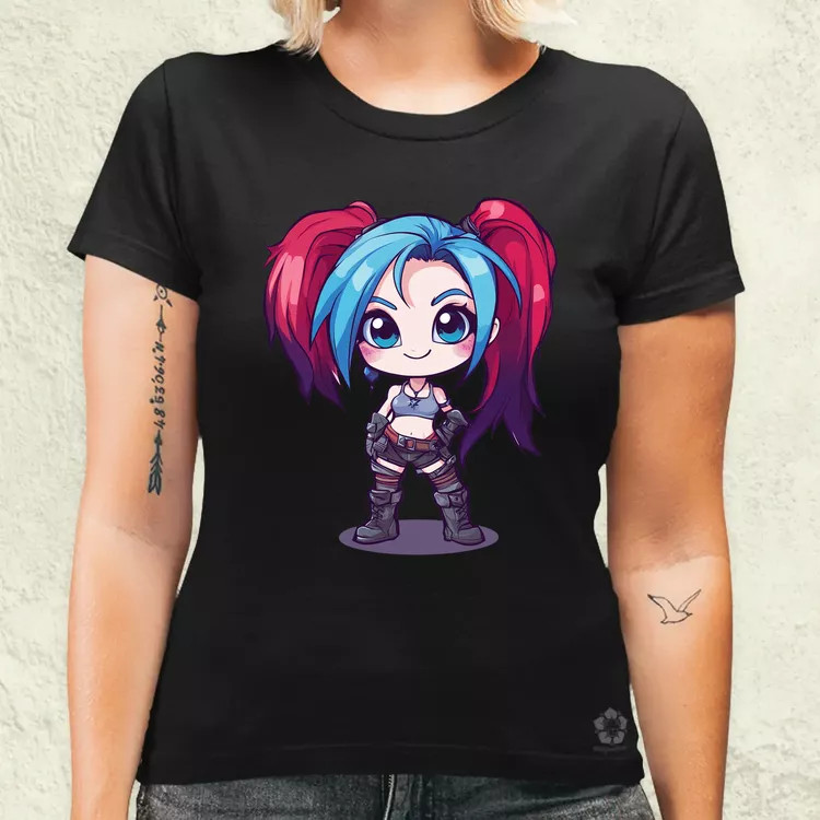 Chibi Jinx v1 női póló