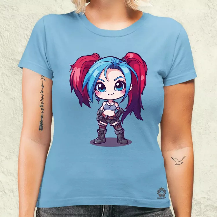 Chibi Jinx v1 női póló