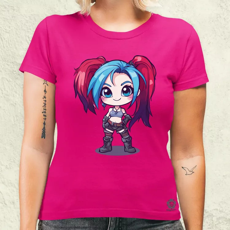 Chibi Jinx v1 női póló