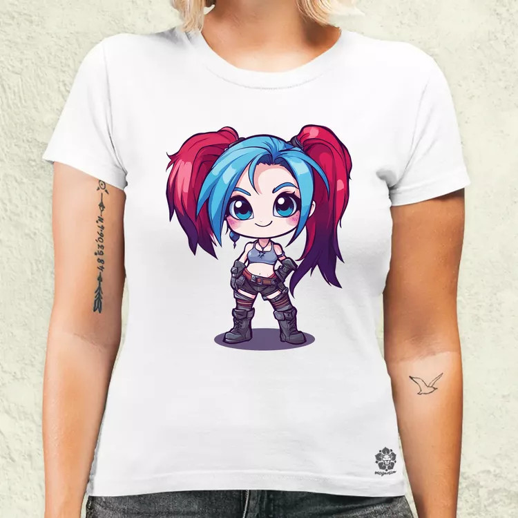Chibi Jinx v1 női póló