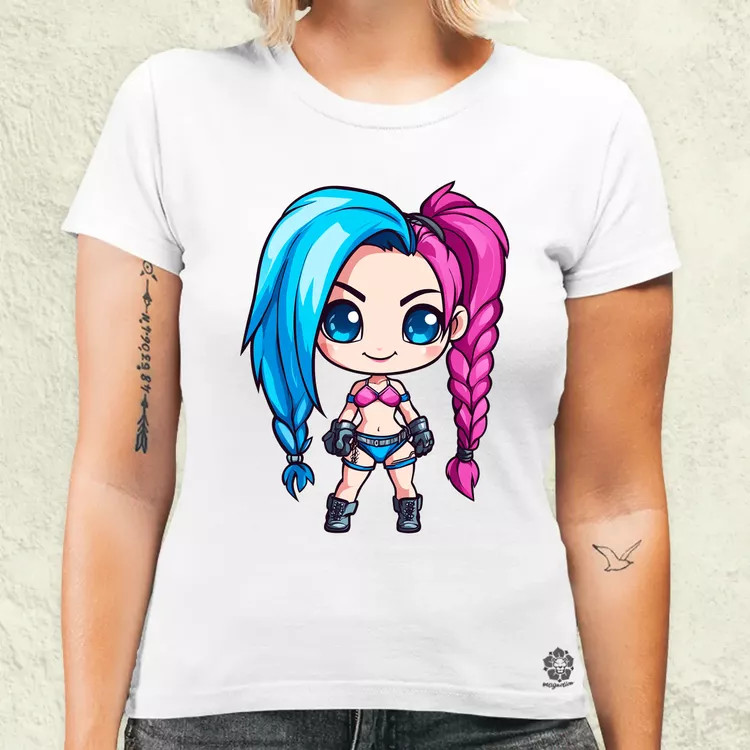 Chibi Jinx v2 női póló