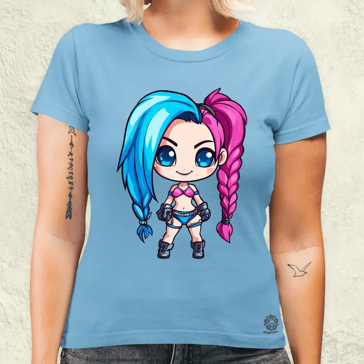 Chibi Jinx v2 női póló