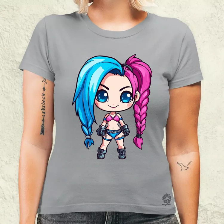 Chibi Jinx v2 női póló