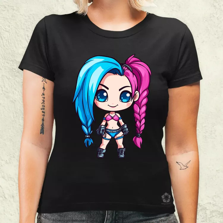 Chibi Jinx v2 női póló