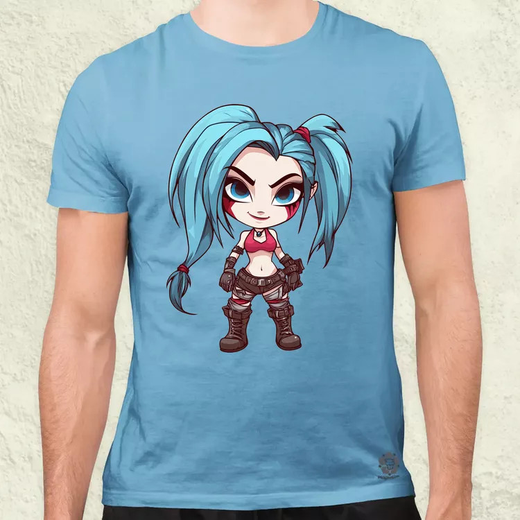 Chibi Jinx v3 férfi póló