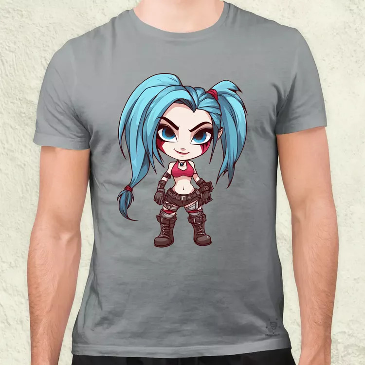 Chibi Jinx v3 férfi póló
