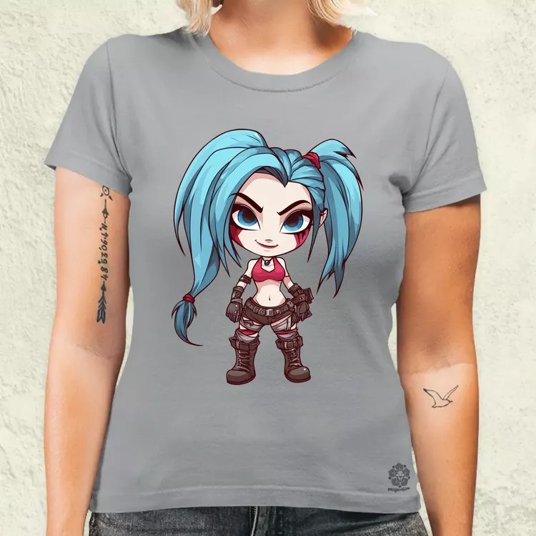 Chibi Jinx v3 női póló