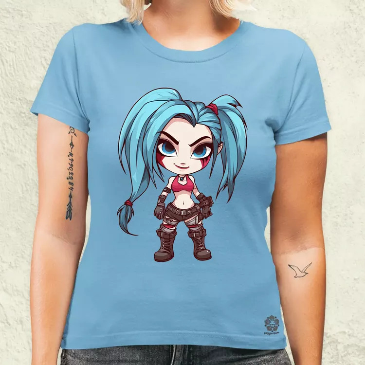 Chibi Jinx v3 női póló