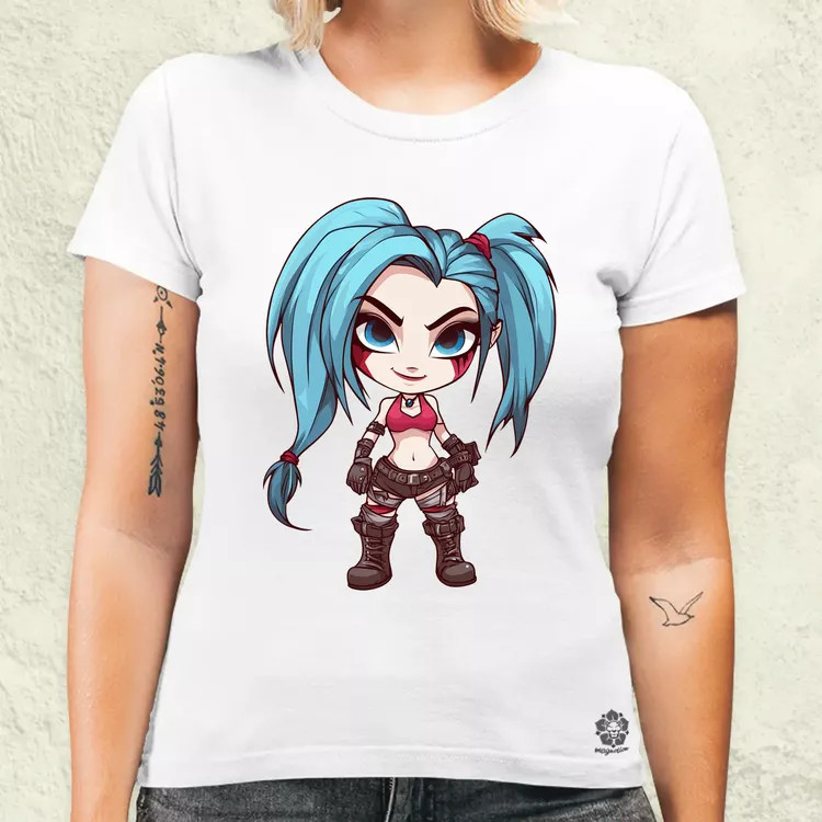 Chibi Jinx v3 női póló