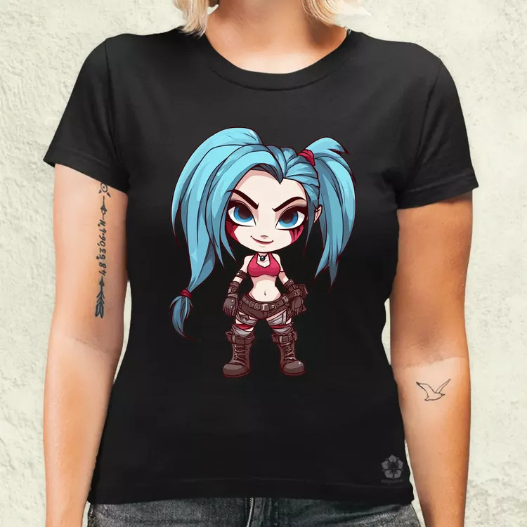 Chibi Jinx v3 női póló