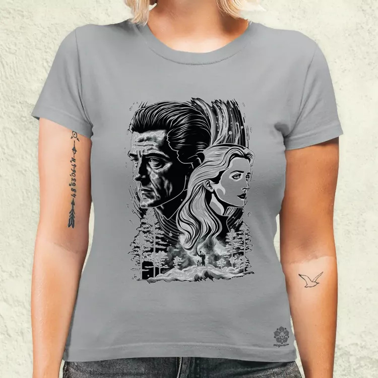 Dale Cooper és Laura Palmer v2 női póló