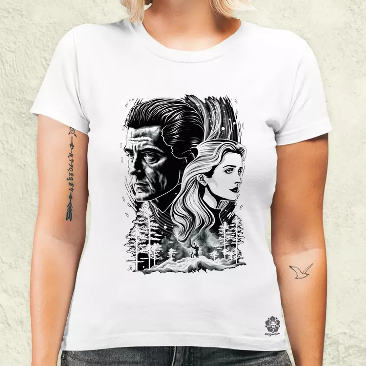Dale Cooper és Laura Palmer v2 női póló
