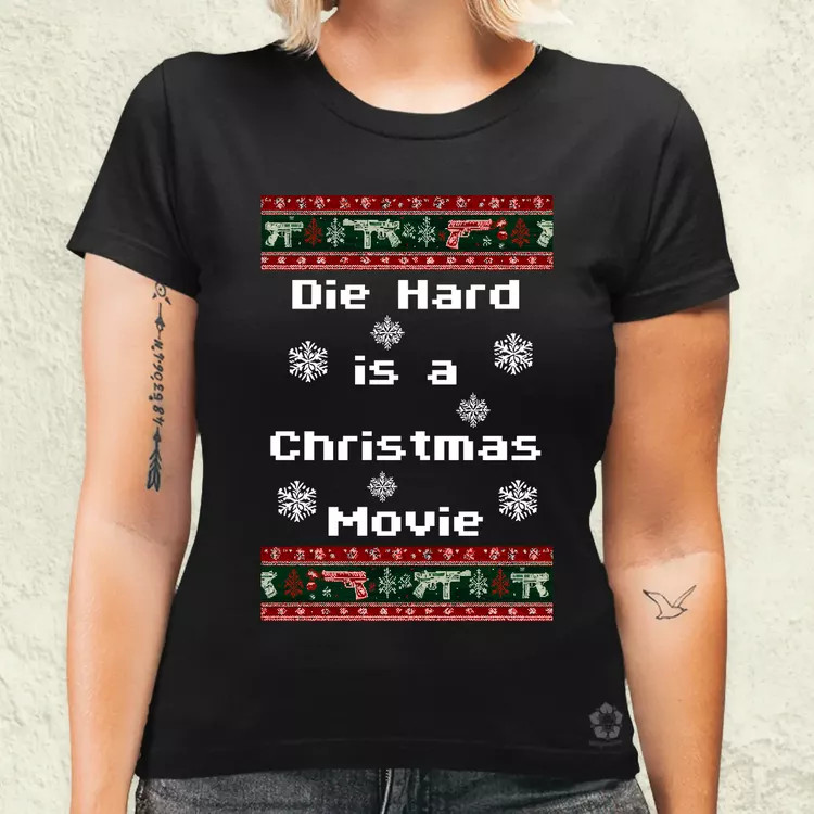 Die Hard XMAS női póló
