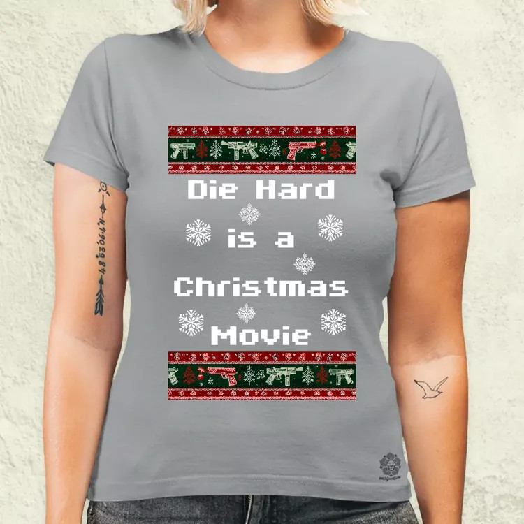 Die Hard XMAS női póló