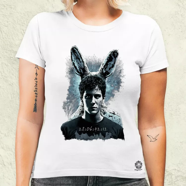 Donnie Darko és Frank v5 női póló