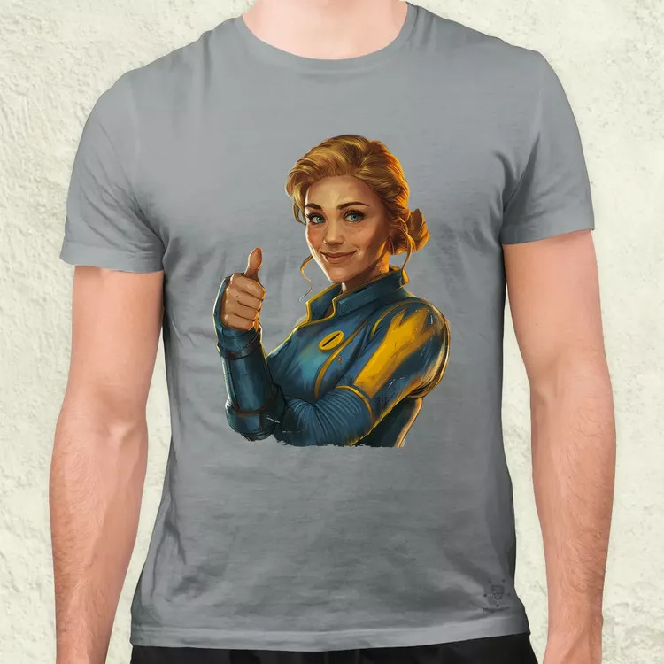 Fallout Lucy fanart v1 férfi póló