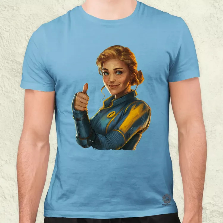 Fallout Lucy fanart v1 férfi póló