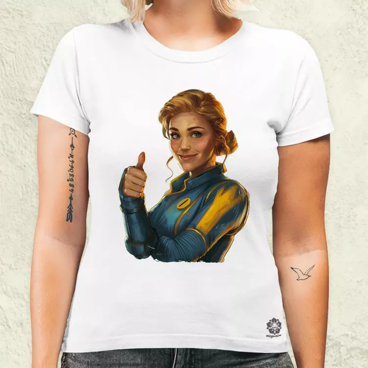 Fallout Lucy fanart v1 női póló