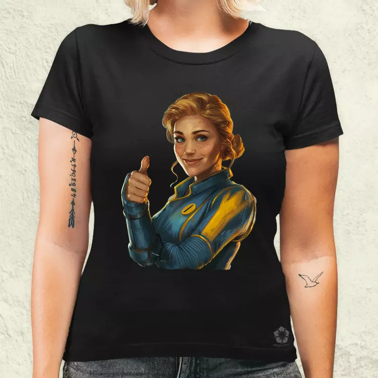 Fallout Lucy fanart v1 női póló