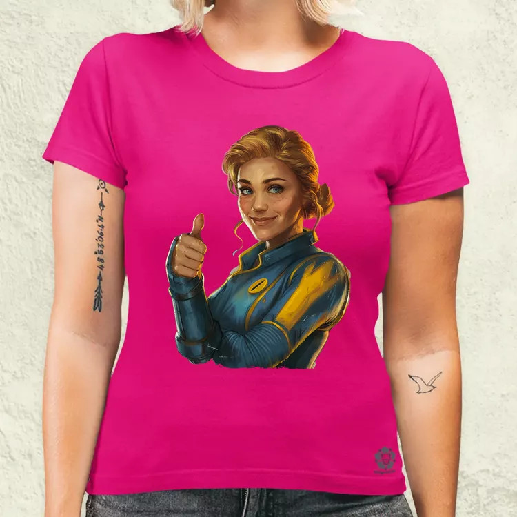 Fallout Lucy fanart v1 női póló