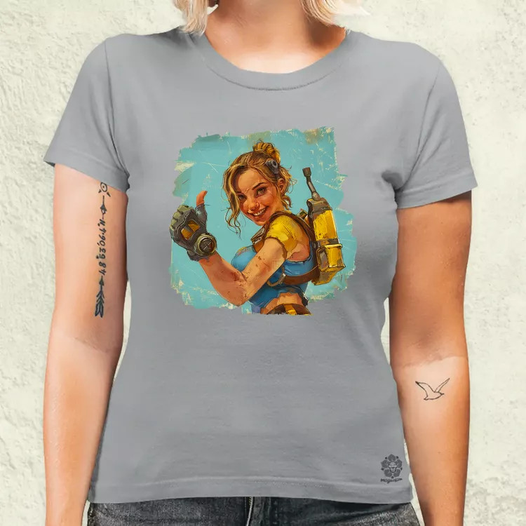 Fallout Lucy fanart v2 női póló