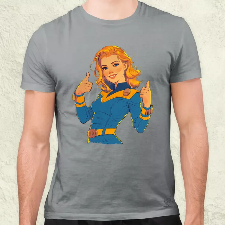 Fallout Lucy fanart v6 férfi póló