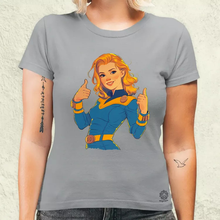 Fallout Lucy fanart v6 női póló