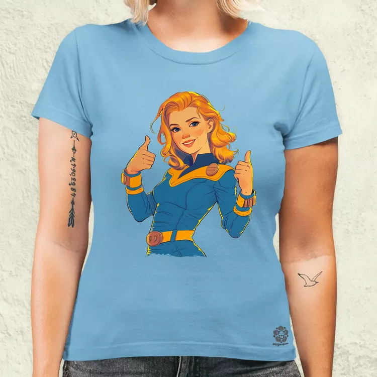 Fallout Lucy fanart v6 női póló