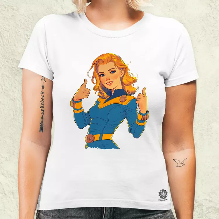 Fallout Lucy fanart v6 női póló