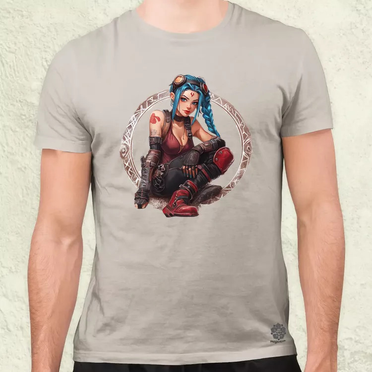 Jinx matrica v10 férfi póló