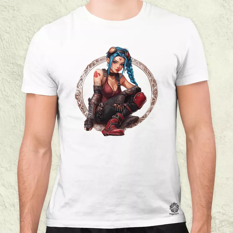 Jinx matrica v10 férfi póló