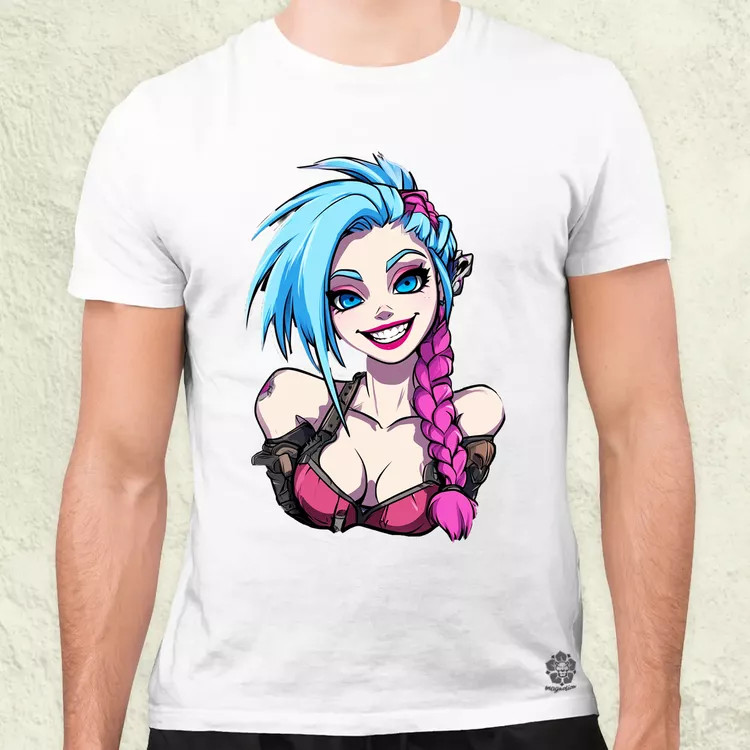 Jinx matrica v7 férfi póló