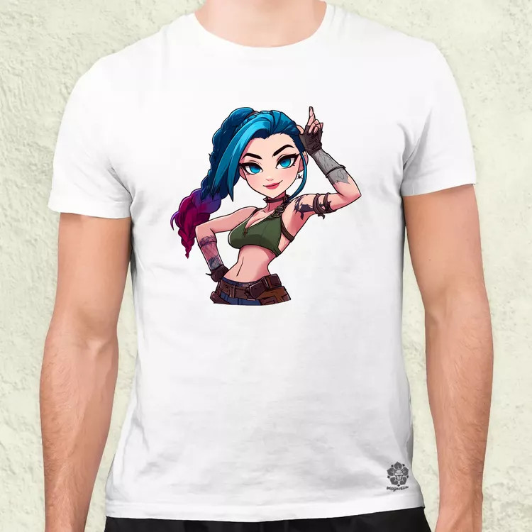 Jinx matrica v9 férfi póló