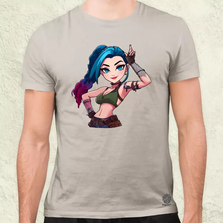 Jinx matrica v9 férfi póló