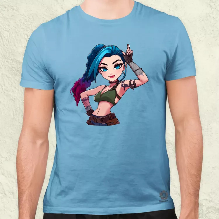 Jinx matrica v9 férfi póló