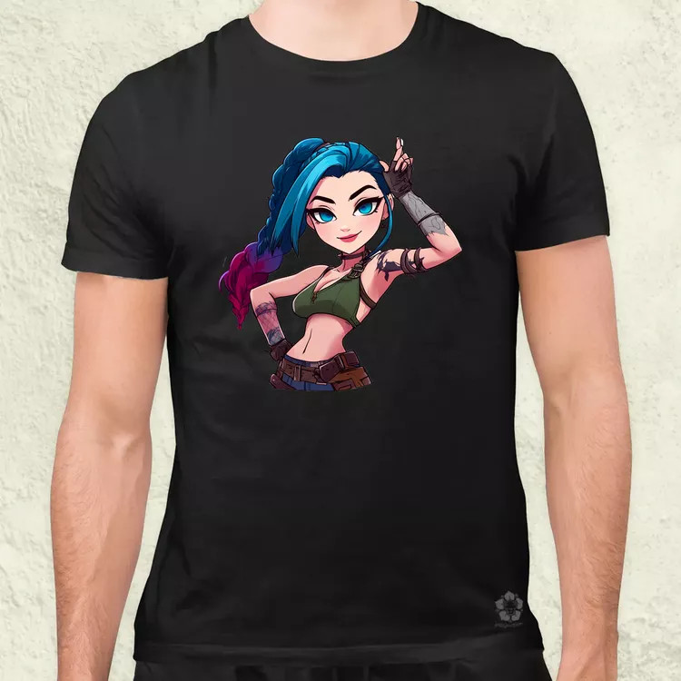 Jinx matrica v9 férfi póló