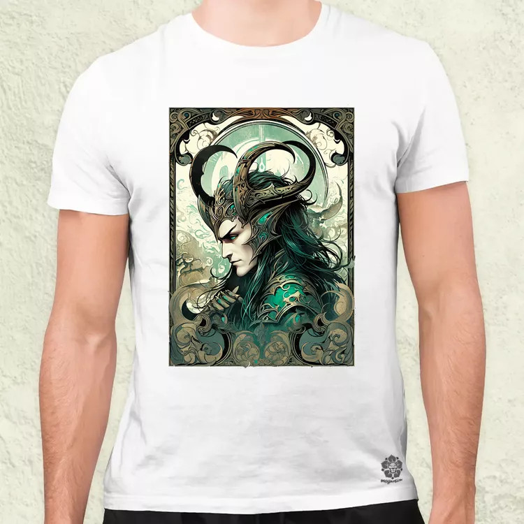 Kártya fantázia Loki v1 férfi póló